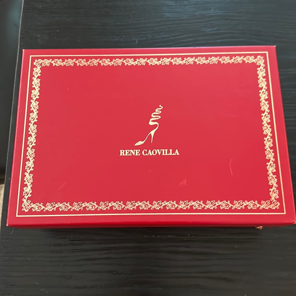 Snake (gold) detailed black heels by Caovilla - Picture 2 of 6